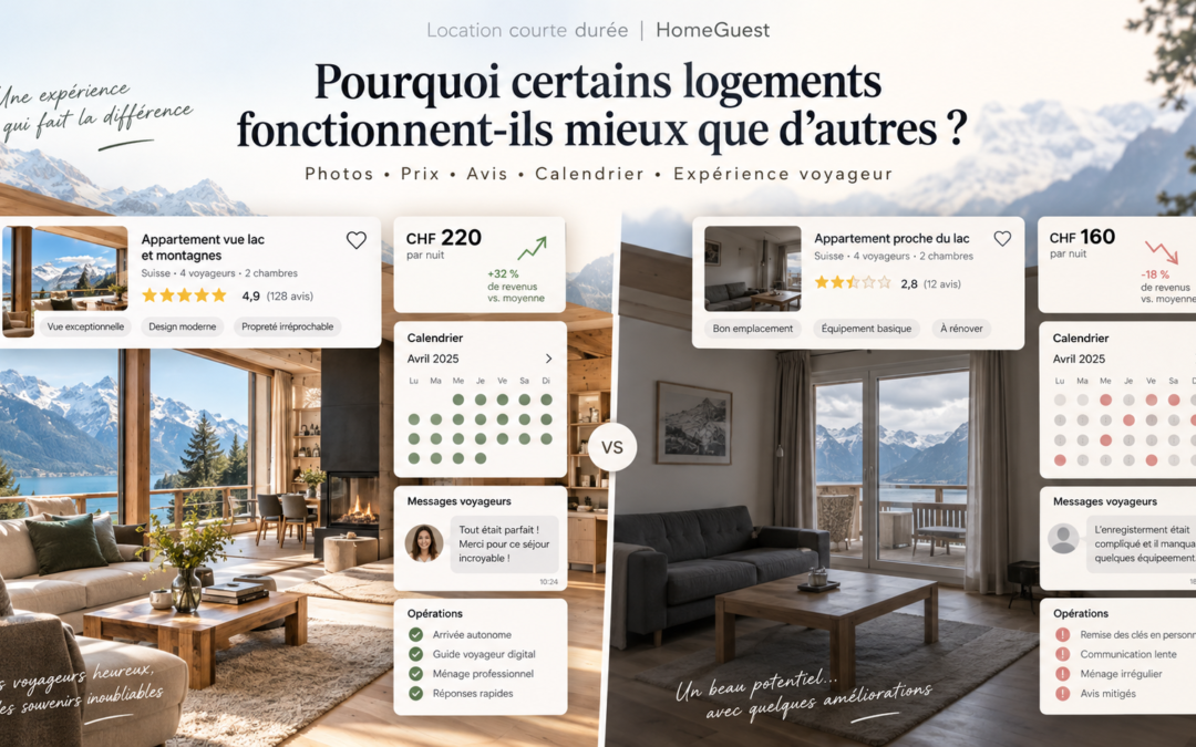Pourquoi certains logements fonctionnent-ils mieux que d&rsquo;autres sur Airbnb et Booking ?